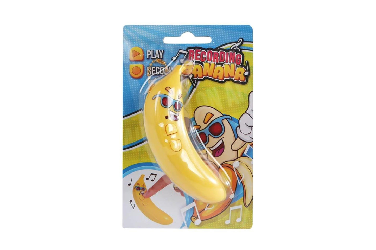 Sprechende Banane mit Aufnahmefunktion 10cm