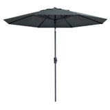 Madison Parasol Paros II Luxus 300 cm Grau - afbeelding 1
