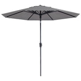 Madison Parosol Paros II Luxus 300 cm hellgrau - afbeelding 1