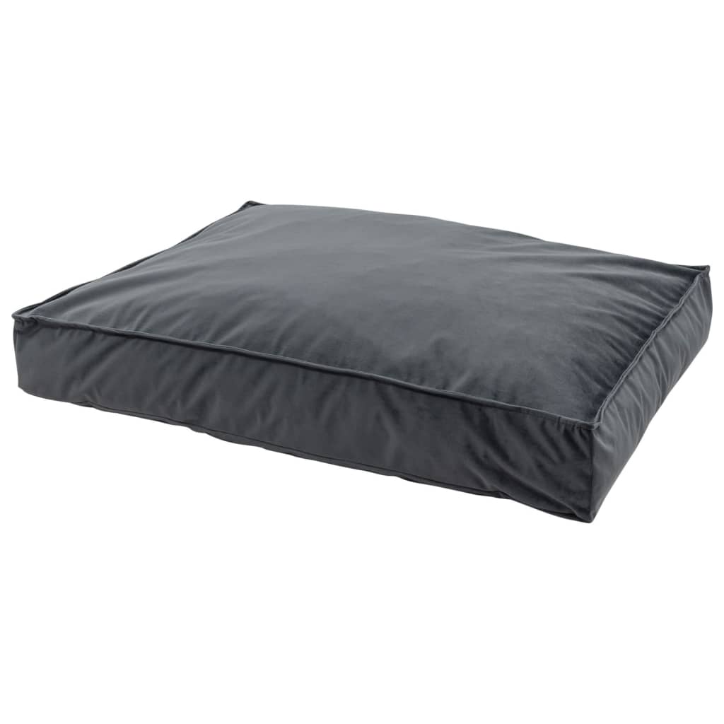 Madison Hundekissen Velvet 100x70x15 cm Grau