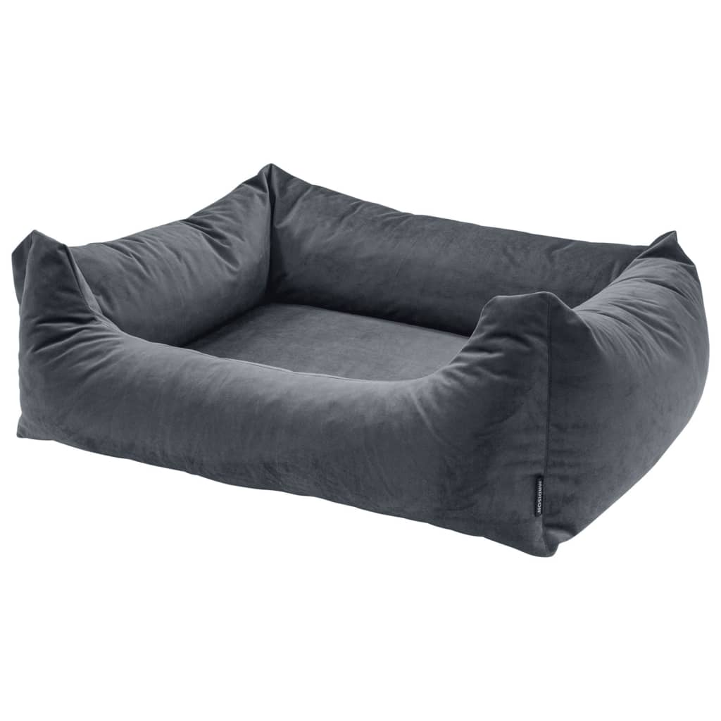 Madison Hundekorb Velvet 80x67x22 cm Grau