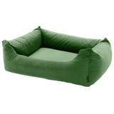 Madison Hundebett Samt 100x80x25 cm Grün - afbeelding 1