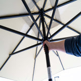 Madison Parasol Elba 300 cm Taupe - afbeelding 2