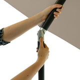 Madison Parasol Denia 200x200 cm Grau - afbeelding 3
