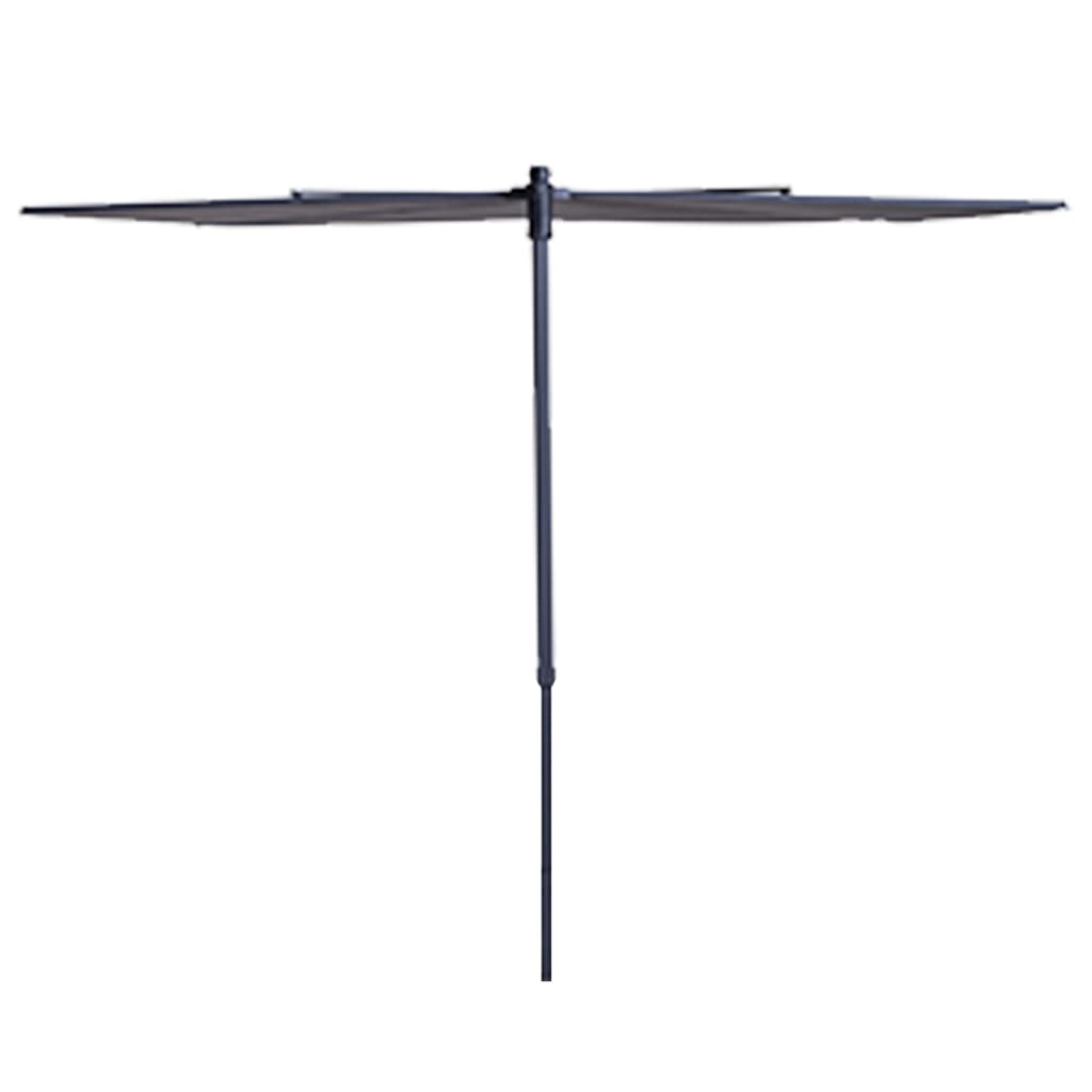 Madison Balkon Parasol Sonnenwelle 270x150 cm Saphirblau