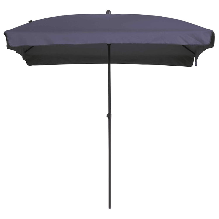 Madison Parasol Patmos luxuriöser rechteckiger 210x140 cm Sapphire Blau