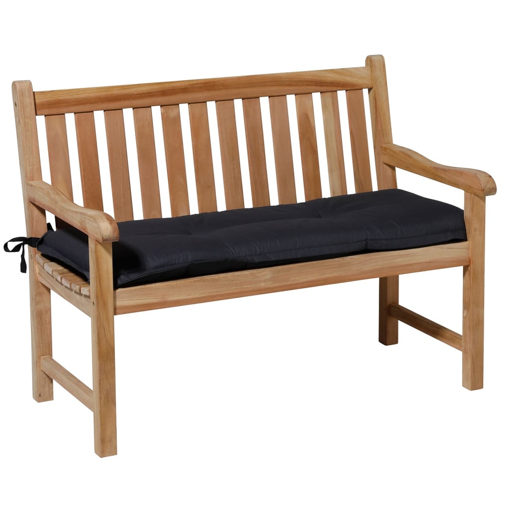 Madison Bank Kissen Basic 120x48 cm Schwarz