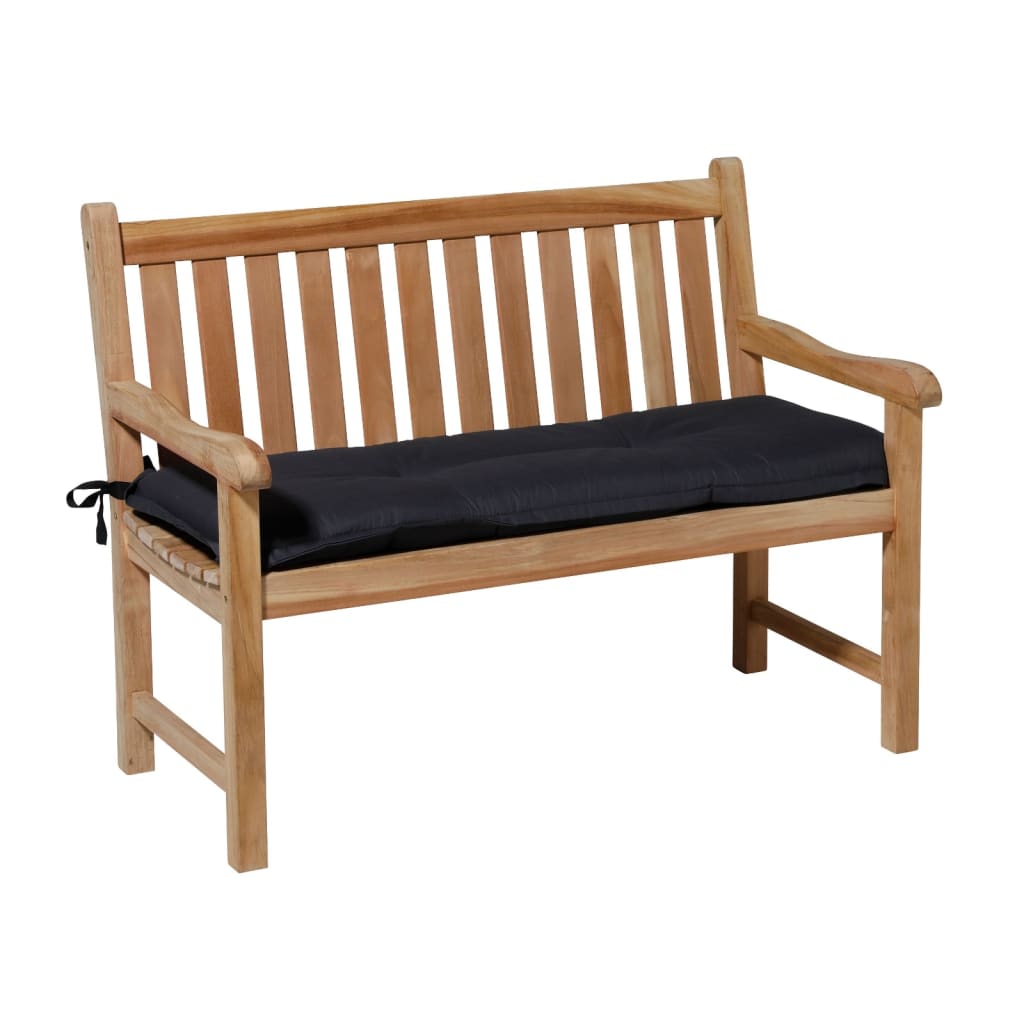 Madison Bank Kissen Basic 150x48 cm Schwarz