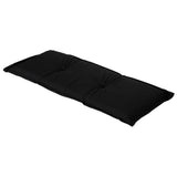 Madison Bank Kissen Panama 150x48 cm Schwarz - afbeelding 2