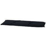 Madison Bank Kissen Panama 150x48 cm Schwarz - afbeelding 3