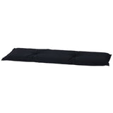 Madison Bank Kissen Panama 180x48 cm Schwarz - afbeelding 3
