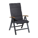 Madison Faserkissen Panama 125x50 cm Grau - afbeelding 2