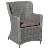 Madison Sitzkissen für Wicker Garden Stuhl Panama 48x48 cm Taupe