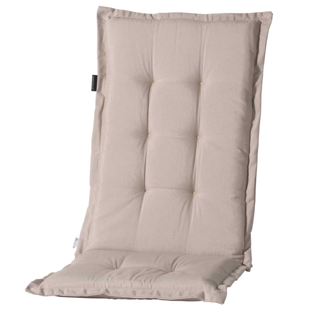 Madison Stuhlkissen mit hohem Rückenpanama 123x50 cm Licht Beige