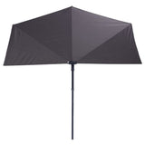 Madison Balkon Parasol Sonnenwelle 270x150 cm Taupe Pac3p015 - afbeelding 3