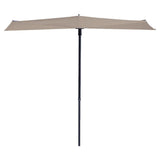 Madison Balcony Parasol Sun Wave 270x150 cm ECRU PAC3P016 - afbeelding 1