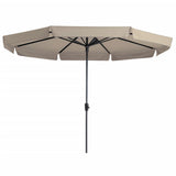 Madison Parasol Syros Luxus um 350 cm ECRU - afbeelding 1