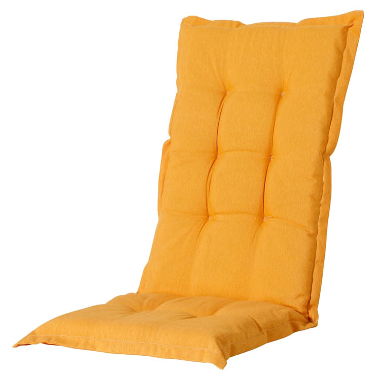 Madison Stuhl Kissen mit hohem Rückenpanama 123x50 cm Goldfarbe