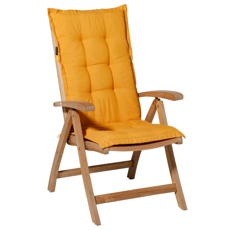 Madison Stuhl Kissen mit hohem Rückenpanama 123x50 cm Goldfarbe