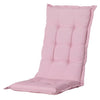 Madison Stuhl Kissen mit hohem Rückenpanama 123x50 cm weiches Rosa