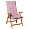 Madison Stuhl Kissen mit hohem Rückenpanama 123x50 cm weiches Rosa