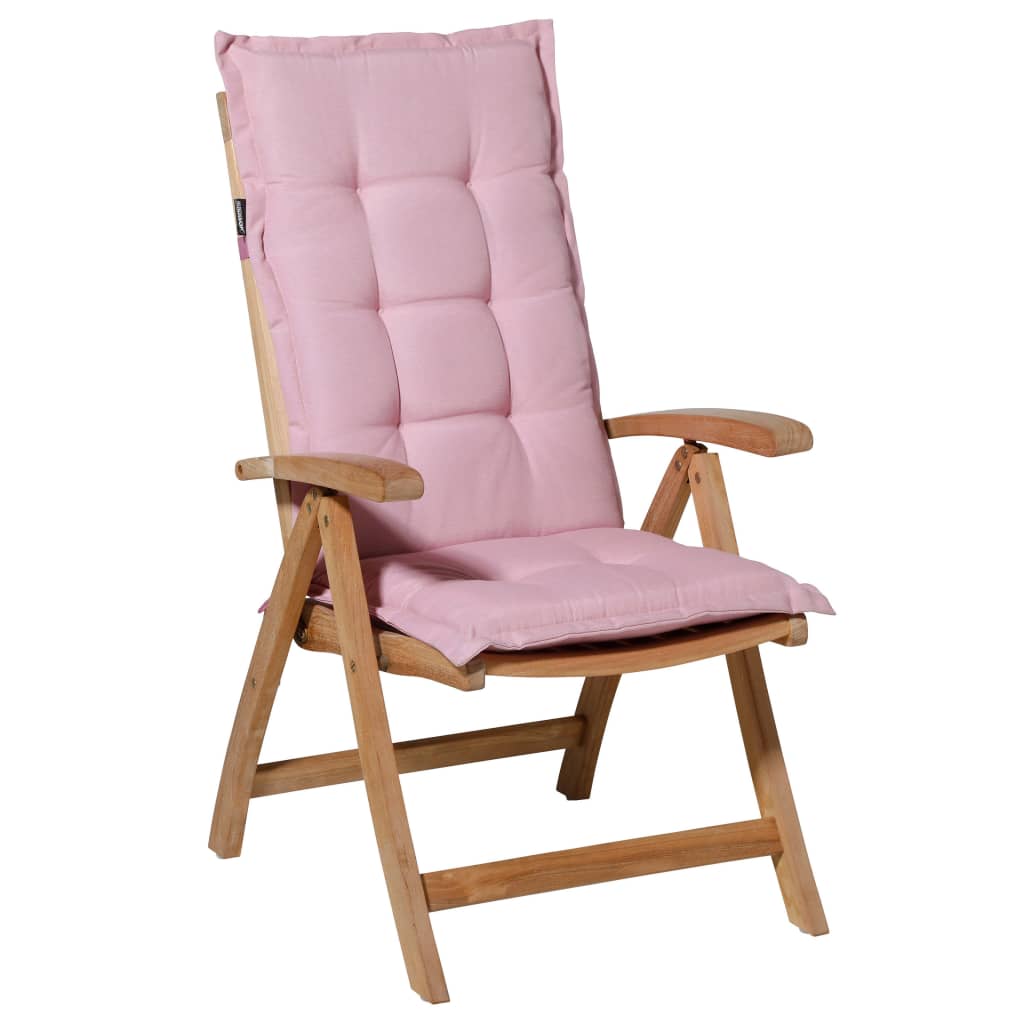 Madison Stuhl Kissen mit hohem Rückenpanama 123x50 cm weiches Rosa