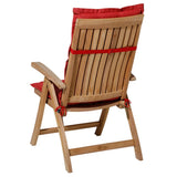 Madison Stuhl Kissen mit hohem Rückenpanama 123x50 cm Ziegelrot rot - afbeelding 3