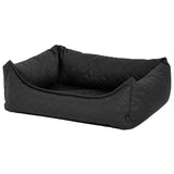 Madison Hundekorb Skai Scheck 120x95x28 cm Grau - afbeelding 1