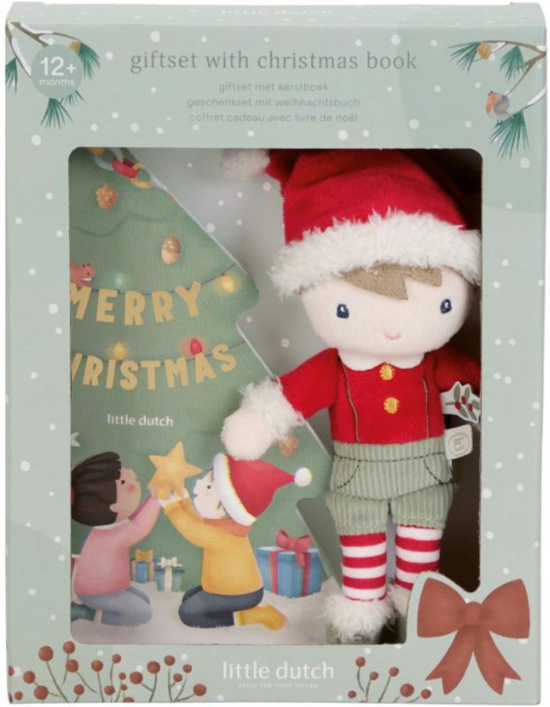 Little Dutch - Weihnachtsgeschenkset. Buch+Knu