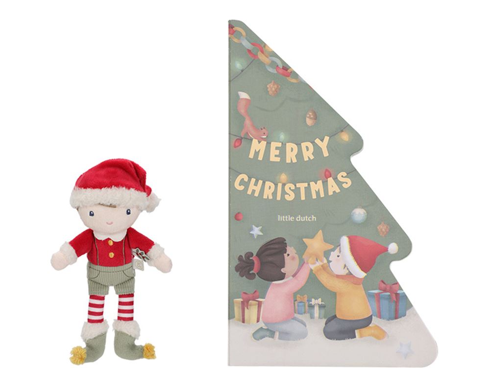 Little Dutch - Weihnachtsgeschenkset. Buch+Knu