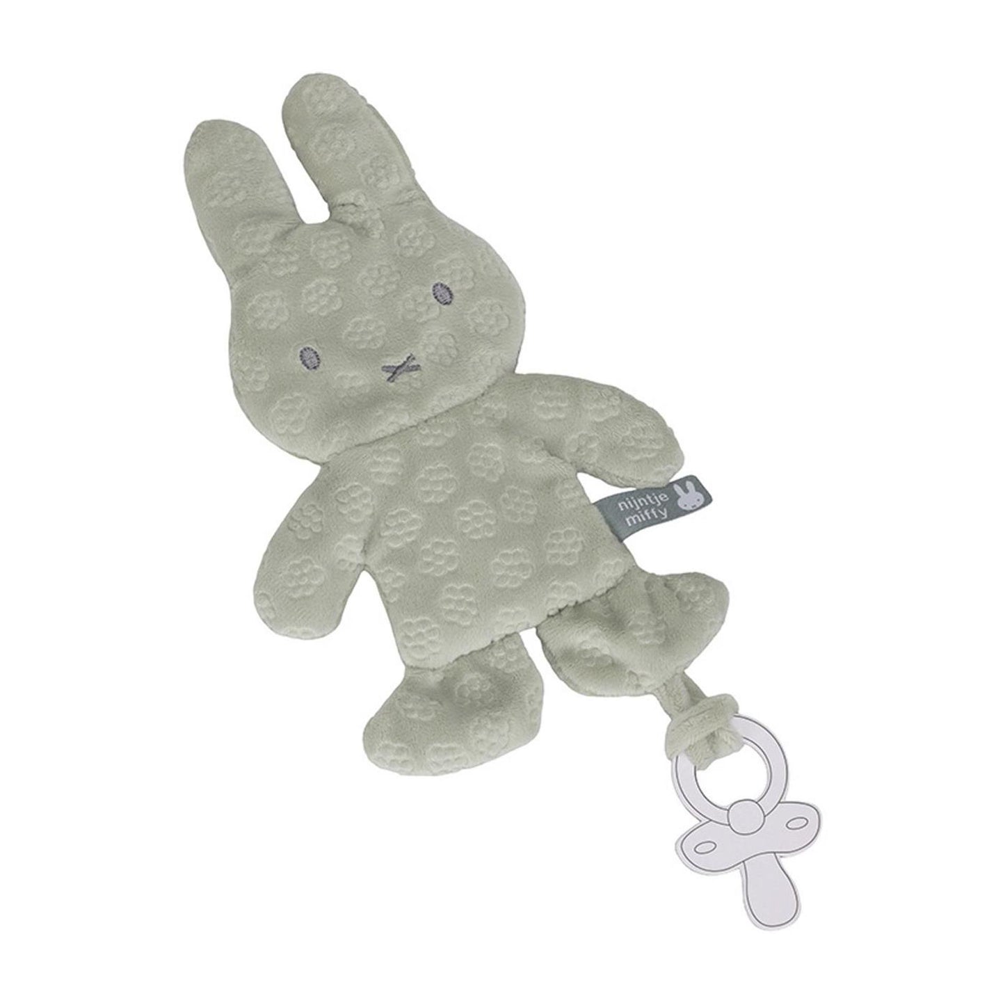 Little Dutch Miffy Schnullertuch grüne Blume
