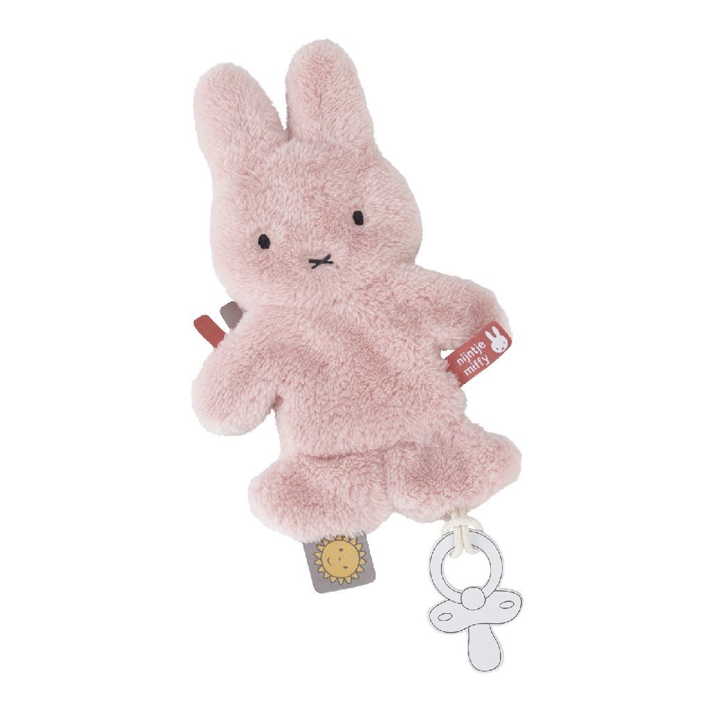 Miffy flauschiges Schnullertuch rosa
