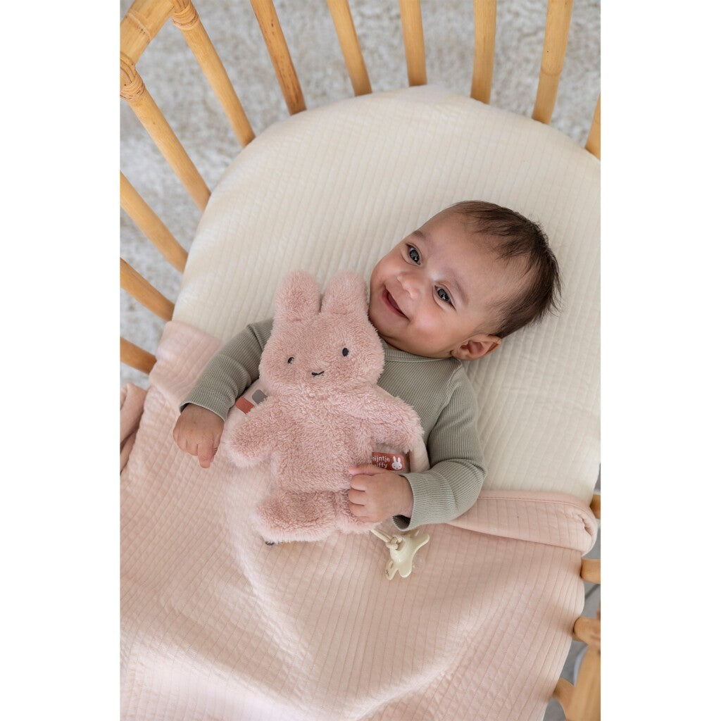 Miffy flauschiges Schnullertuch rosa