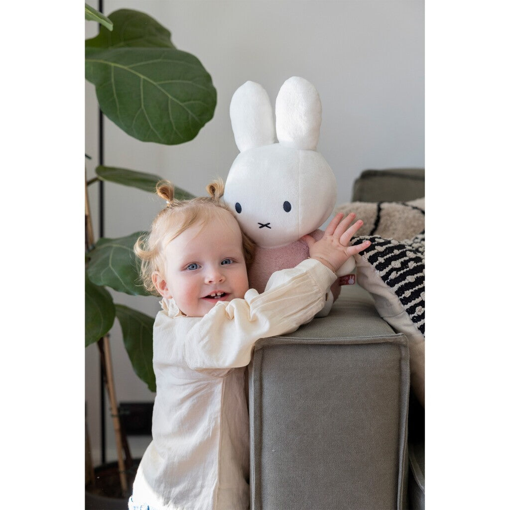Miffy flauschiges Kuscheltier 35 cm rosa