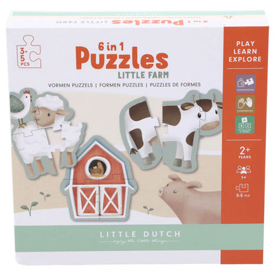 Kleine niederländische Farm 6in1 Puzzle 3-5 Stücke
