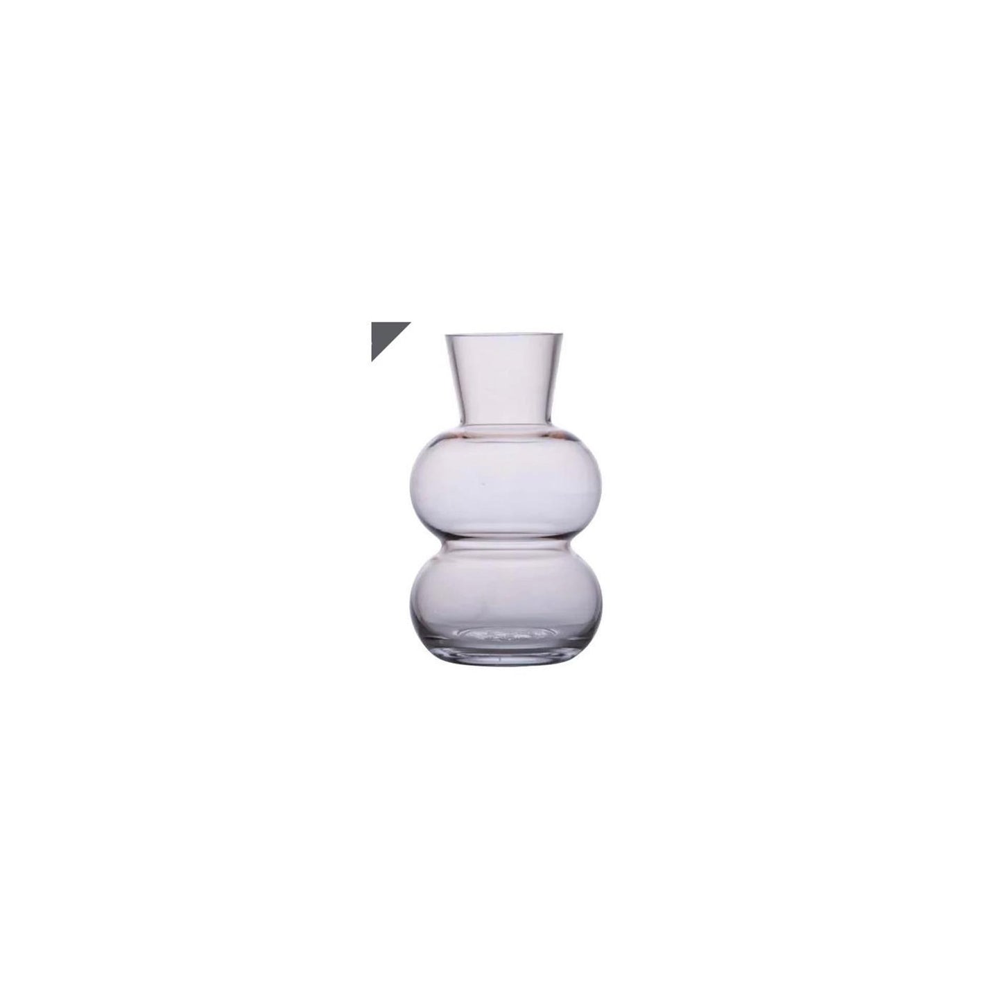 B-living Vase Glas Amalia ø12x20cm beige