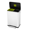Eko eko X-Cube Pedal Bin 2x20l Weiß