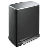Eko Eko Pedal Bin E-Cube 50 l Mattzwart - afbeelding 2