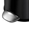 Eko Vepa -Mülleimer Belle Deluxe Pedal Bin 3L Schwarz Silber