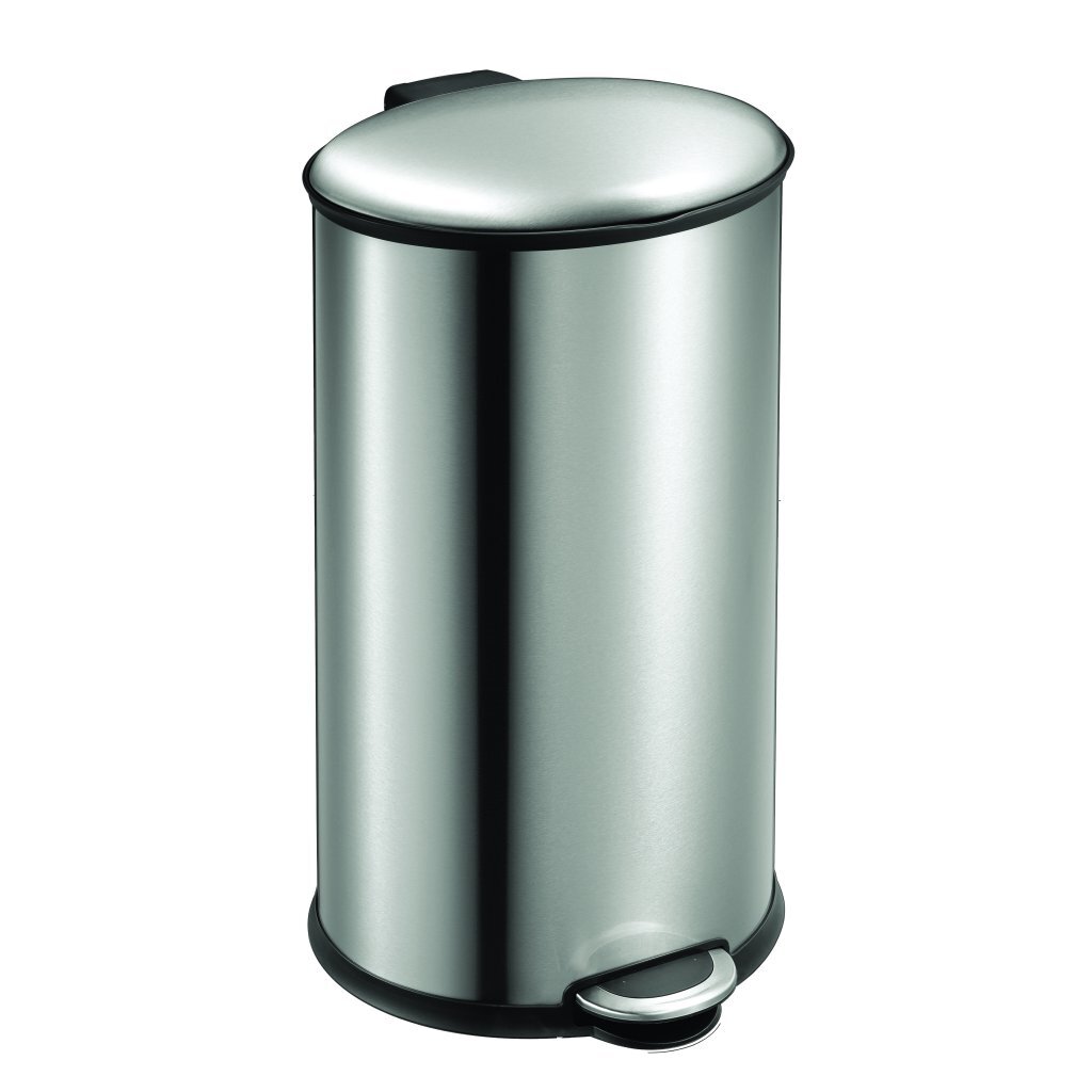Eko Eko ELIPSE PEDAL BIN 40L MAT Edelstahl Stahl