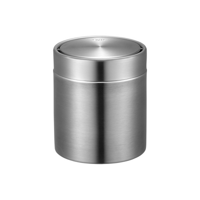 EKO Tischabfallbehälter 1,5 l - Silber