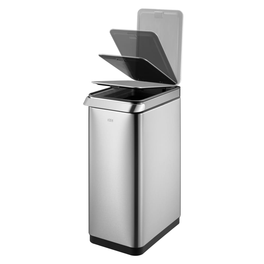 Eko Eko Waste Bin Touch Bar 30 l Matt Silber -gelöscht