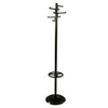 V-Part-V-Teil-Kleiderregal mit 8 Haken Porzellan 178 cm schwarz