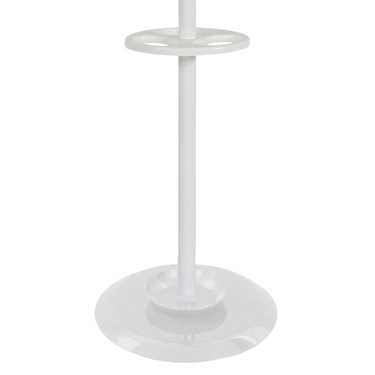 V-Part-V-Teil-Kleiderregal mit 8 Haken Porzellan 178 cm Weiß
