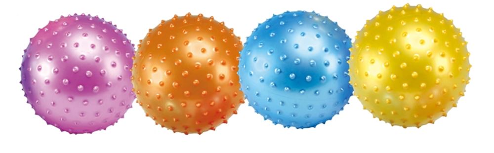 Ball stachelig 20 cm 4 sort