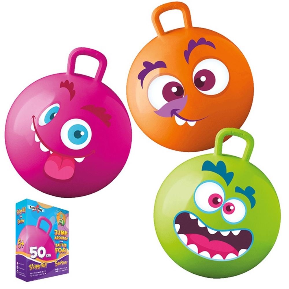 Summerplay Skippyball mit Gesicht 50cm