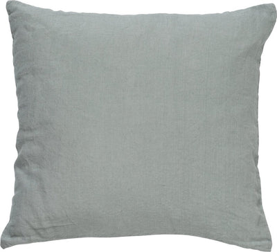 Niederländisches Dekor Dutch Decor Linn Dekoratives Kissen 45x45 cm 100% Leinenfarbfarbe Jadeit hellgrün einschließlich innerer Kissen