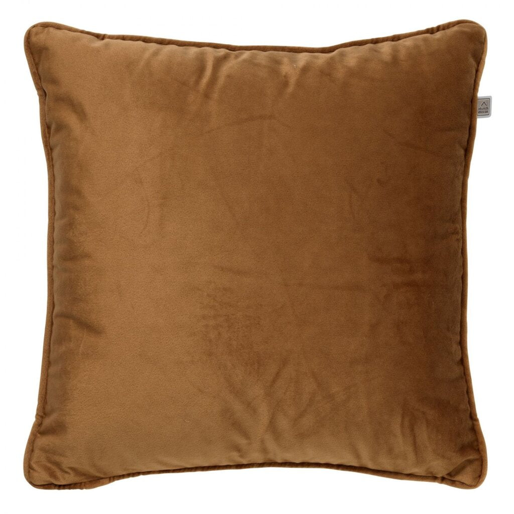 Niederländisches Dekor Dutch Decor Kissen Finn 45x45 cm Tabakbraun