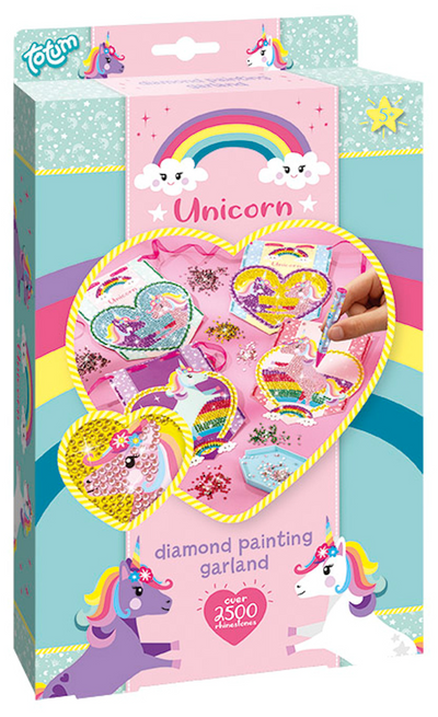 Totum Unicorn - Dekorieren Sie Ihre eigene Flaggenlinie mit Diamanten