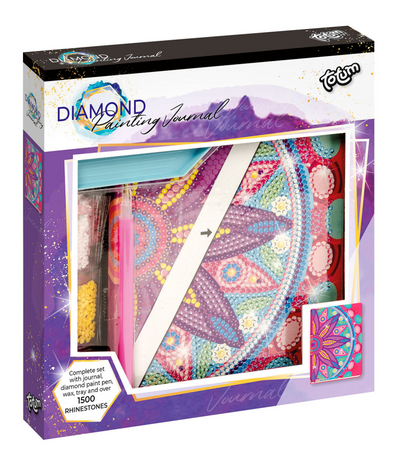 Totum Diamond Malerei Tagebuch Blume Mandala Pink
